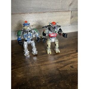 TMNT Teenage Mutant Ninja Turtles Vintage Robotic Bebop & Rocksteady Figs 1993
